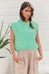 Take The Plunge Vest - Ocean Lily Combo