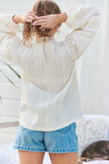 LOOM BLOUSE- Unbleached ~ MOS the label