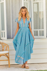 Asher Maxi Dress - Sea Eden