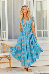 Asher Maxi Dress - Sea Eden