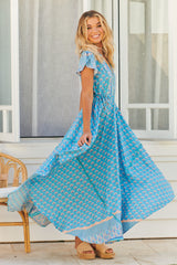 Asher Maxi Dress - Sea Eden