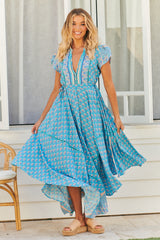 Asher Maxi Dress - Sea Eden