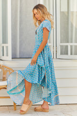Asher Maxi Dress - Sea Eden