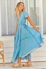 Asher Maxi Dress - Sea Eden