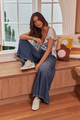 Sahara Embroidered top- Crisp Morning