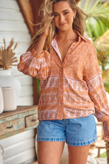 Moni Blouse - Peachy
