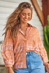 Moni Blouse - Peachy