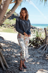 Fade Into You Tee - Washed Black ~ Free People