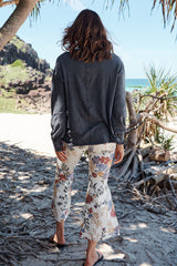 Fade Into You Tee - Washed Black ~ Free People