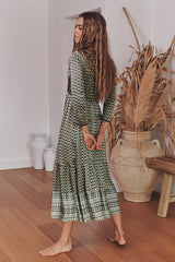 Carina Dress - Meadow Green