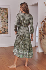 Carina Dress - Meadow Green