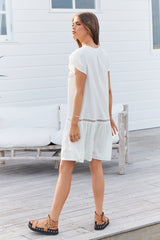 Jess Dress - White Poppy