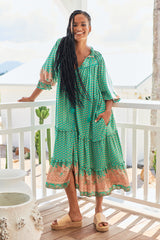Briana Dress - Jade