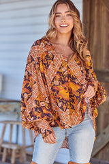 Folk Blouse - Lantana