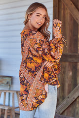 Folk Blouse - Lantana