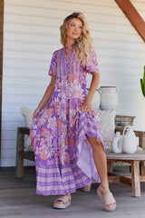 Yoli Maxi Dress - Purple Rain