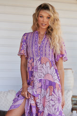 Yoli Maxi Dress - Purple Rain