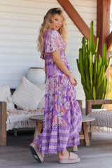 Yoli Maxi Dress - Purple Rain