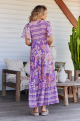 Yoli Maxi Dress - Purple Rain