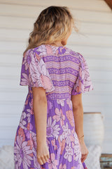 Yoli Maxi Dress - Purple Rain