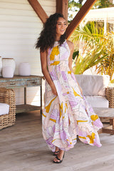Endless Summer Maxi Dress - Lavender Swirl