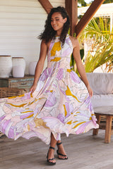 Endless Summer Maxi Dress - Lavender Swirl