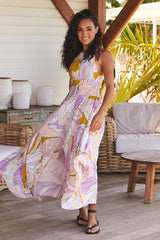 Endless Summer Maxi Dress - Lavender Swirl
