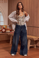 Weekend Plans Bodysuit - Ivory Combo