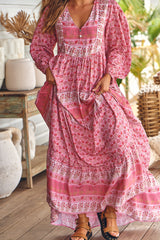 Meadow Maxi Dress- Rose Blossom