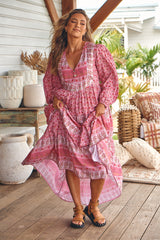 Meadow Maxi Dress- Rose Blossom