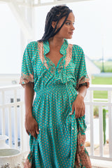 Jasmine Midi Dress - Jade