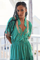 Jasmine Midi Dress - Jade