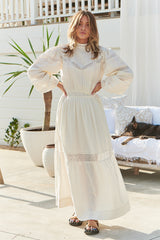 Loom Maxi Dress- Unbleached ~ MOS