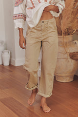 Cara Pants - Hermit Brown