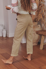 Cara Pants - Hermit Brown