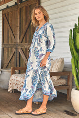 Paris Maxi Dress - Sea Breeze