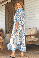 Paris Maxi Dress - Sea Breeze