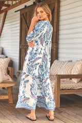 Paris Maxi Dress - Sea Breeze