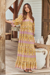 Jazmin Maxi Dress - Caramel Odessa