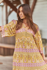 Jazmin Maxi Dress - Caramel Odessa