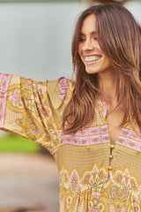 Jazmin Maxi Dress - Caramel Odessa