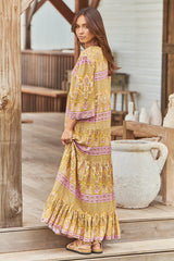 Jazmin Maxi Dress - Caramel Odessa