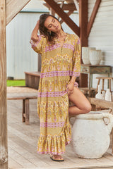 Jazmin Maxi Dress - Caramel Odessa