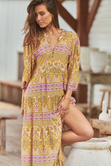 Jazmin Maxi Dress - Caramel Odessa