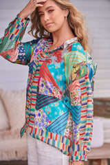 IMAGINATION KARI BUTTON DOWN ~ Johnny Was