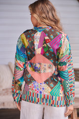 IMAGINATION KARI BUTTON DOWN ~ Johnny Was