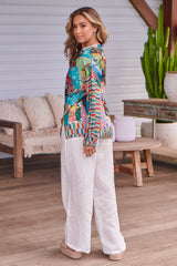 IMAGINATION KARI BUTTON DOWN ~ Johnny Was