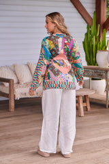 IMAGINATION KARI BUTTON DOWN ~ Johnny Was