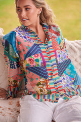 IMAGINATION KARI BUTTON DOWN ~ Johnny Was