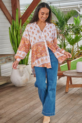 Novella Shirt - Auburn